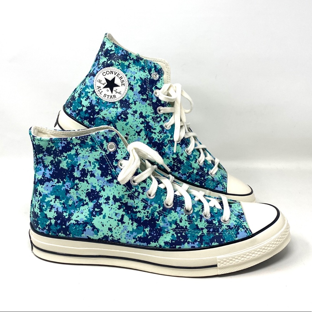 đź’–MEGA SALEđź’–Converse Chuck 70 Shoes Men's High Top Canvas Green Glow 170381C - Picture 6 of 10